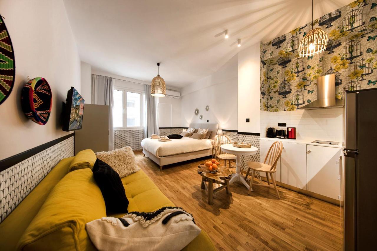36m² studio Appartement, met 1 privé badkamer in Omonia Athene Buitenkant foto
