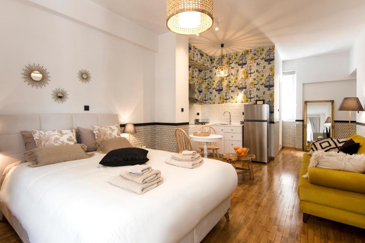 36m² studio Appartement, met 1 privé badkamer in Omonia Athene Buitenkant foto