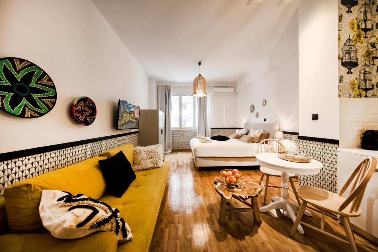 36m² studio Appartement, met 1 privé badkamer in Omonia Athene Buitenkant foto
